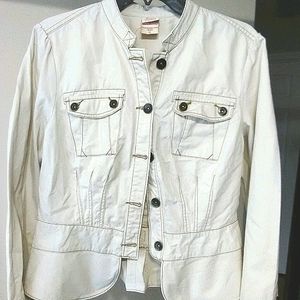 Faded Glory light tan woman jacket size 12